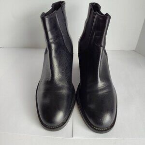 Clarks SZ 9M Black Leather Bootie